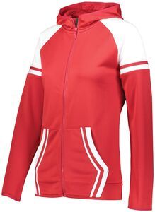Holloway 229761 - Ladies Retro Grade Jacket Scarlet/White