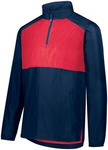 Holloway 229533 - Series X Pullover NAVY / SCARLET