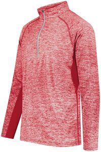 Holloway 222574 - Electrify Coolcore® 1/2 Zip Pullover Scarlet Heather