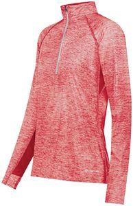 Holloway 222774 - Ladies Electrify Coolcore® 1/2 Zip Pullover Navy Heather