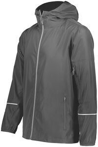 Holloway 229582 - Packable Full Zip Jacket Carbon