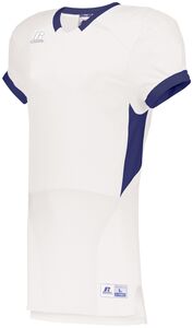 Russell S65XCS - Color Block Game Jersey White/Royal