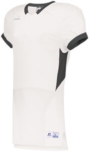Russell S65XCS - Color Block Game Jersey White/Black