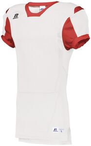 Russell S6793M - Color Block Game Jersey White/True Red