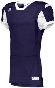 Russell S67AZW - Youth Color Block Game Jersey Purple/White
