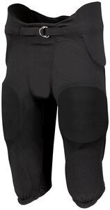 Russell F25PFW - Youth Integrated 7 Piece Pad Pant Black