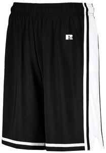 Russell 4B2VTB - Youth Legacy Basketball Shorts Black/White