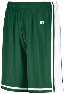 Russell 4B2VTB - Youth Legacy Basketball Shorts Dark Green/White