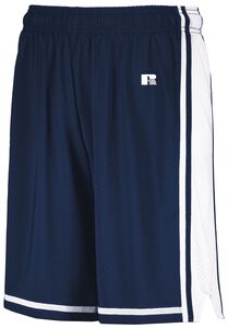 Russell 4B2VTB - Youth Legacy Basketball Shorts Navy/White