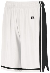 Russell 4B2VTM - Legacy Basketball Shorts White/Black