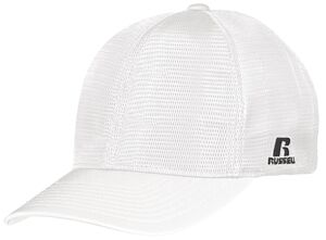 Russell R03MSB - Youth Flexfit 360 Mesh Cap White