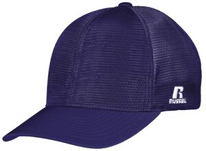 Russell R03MSM - Flexfit 360 Mesh Cap Purple