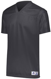 Russell R0593B - Youth Solid Flag Football Jersey Grid Iron Silver
