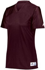 Russell R0593X - Ladies Solid Flag Football Jersey Maroon