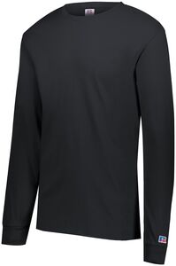 Russell 600LS - Cotton Classic Long Sleeve Tee Black Ink