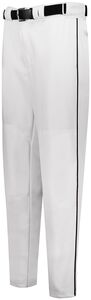 Russell R11LGM - Piped Diamond Series Baseball Pant 2.0 White/Black