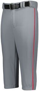 Russell R21LGB - Youth Piped Diamond Series Knicker 2.0 Baseball Grey/True Red