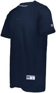 Russell 235JMB - Youth Five Tool Full Button Front Baseball Jersey Navy