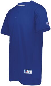 Russell 235JMB - Youth Five Tool Full Button Front Baseball Jersey Royal