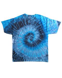 Tie-Dye CD100Y - Youth 5.4 oz., 100% Cotton Tie-Dyed T-Shirt Evening Sky