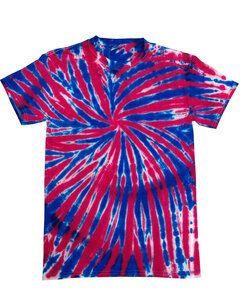 Tie-Dye CD100Y - Youth 5.4 oz., 100% Cotton Tie-Dyed T-Shirt Union Jack