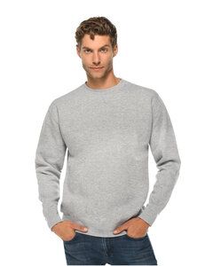 Lane Seven LS14004 - Unisex Premium Crewneck Sweatshirt Heather Grey