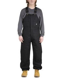 Berne B415 - Men's Heritage Insulated Bib Overall Black