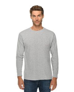 Lane Seven LS15009 - Unisex Long Sleeve T-Shirt Heather Grey