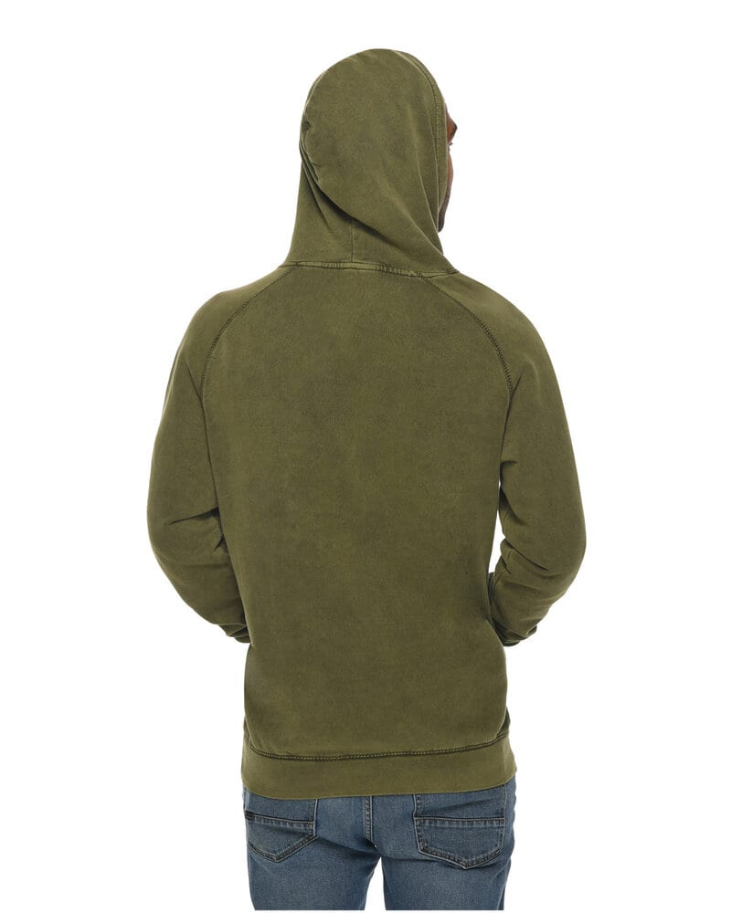 Lane Seven LST004 - Unisex Vintage Raglan Hooded Sweatshirt