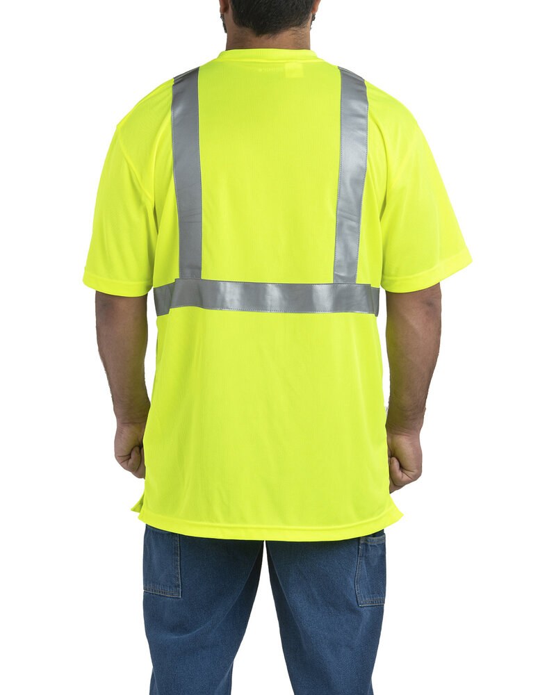 Berne HVK012 - Men's Hi-Vis Class 2 Performance Pocket T-Shirt