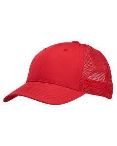 Top Of The World TW5536 - Flight Lasercut Mesh Trucker Hat Red