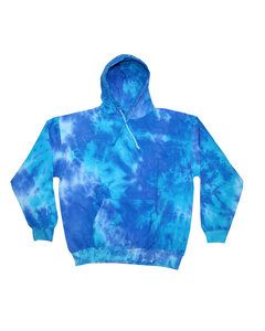 Tie-Dye CD877Y - Youth 8.5 oz. Tie-Dyed Pullover Hooded Sweatshirt Blue Mix