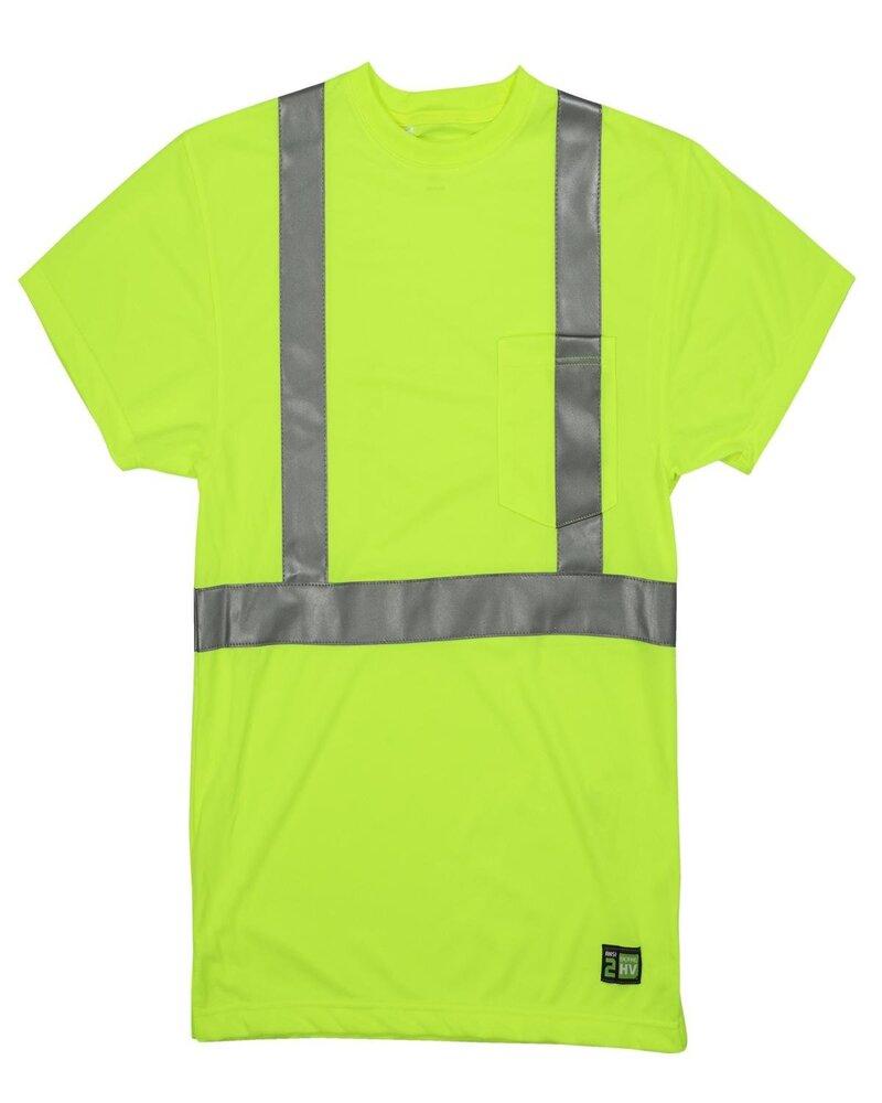 Berne HVK012T - Men's Tall Hi-Vis Class 2 Performance Short Sleeve T-Shirt