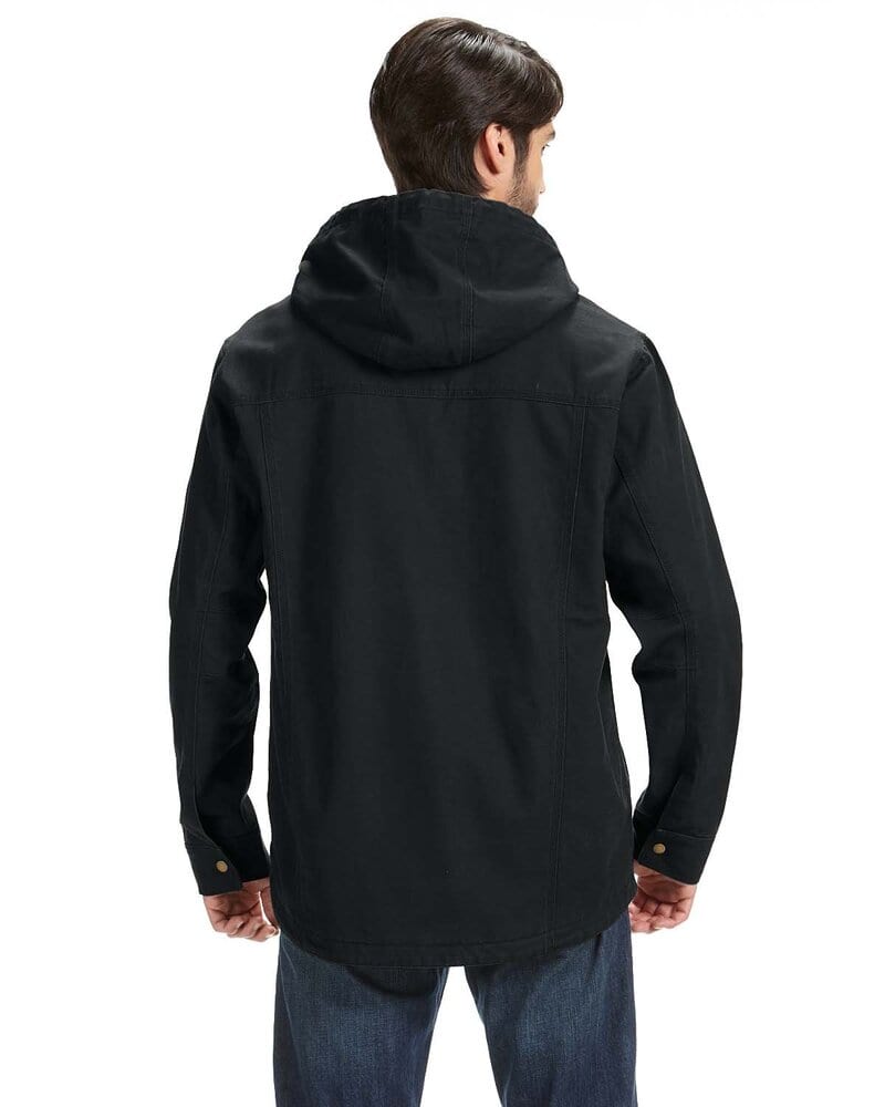 Dri Duck DD5090T - Men's 100% Cotton 12 oz. Canvas/Polyester Thermal Lining Hooded Tall Laredo Jacket