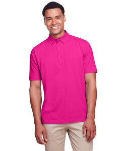 UltraClub UC105 - Men's Lakeshore Stretch Cotton Performance Polo Heliconia