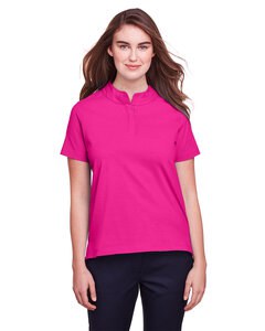 UltraClub UC105W - Ladies Lakeshore Stretch Cotton Performance Polo Heliconia