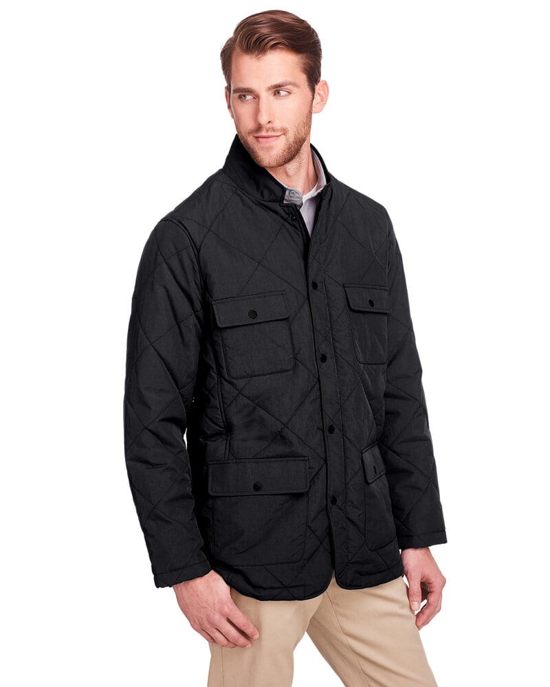 UltraClub UC708 - Men's Dawson Quilted Hacking Jacket