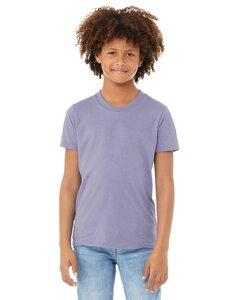 Bella+Canvas 3001Y - Youth Short Sleeve Crewneck Jersey T-Shirt Dark Lavender