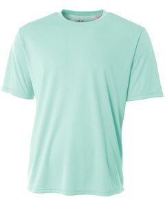 A4 N3142 - Men's Shorts Sleeve Cooling Performance Crew Shirt Pastel Mint