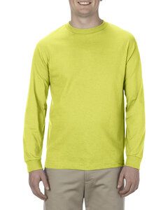 American Apparel AL1304 - Adult 6.0 oz., 100% Cotton Long-Sleeve T-Shirt Safety Green