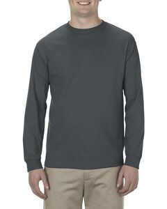American Apparel AL1304 - Adult 6.0 oz., 100% Cotton Long-Sleeve T-Shirt Charcoal