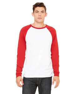 Bella+Canvas 3000C - Mens Jersey Long-Sleeve Baseball T-Shirt