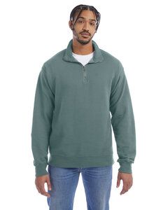ComfortWash by Hanes GDH425 - Unisex Quarter-Zip Sweatshirt Anchor Slate