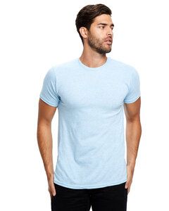 US Blanks US2229 - Men's Short-Sleeve Made in USA Triblend T-Shirt Tri Light Blue