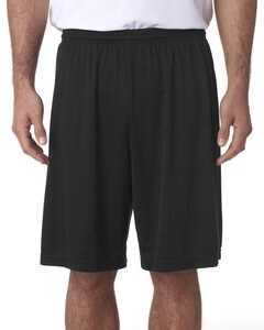 A4 N5283 - Adult 9" Inseam Cooling Performance Shorts Black