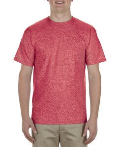 American Apparel AL1701 - Adult 5.5 oz., 100% Soft Spun Cotton T-Shirt Red Heather