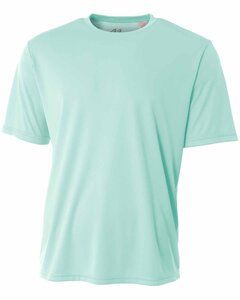 A4 NB3142 - Youth Shorts Sleeve Cooling Performance Crew Shirt Pastel Mint