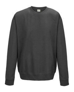Just Hoods By AWDis JHA030 - Adult 80/20 Midweight College Crewneck Sweatshirt Charcoal