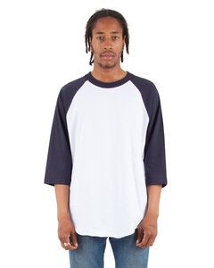 Shaka Wear SHRAG - Adult 6 oz., 3/4-Sleeve Raglan T-Shirt