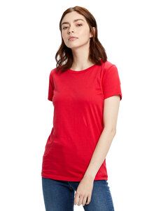 US Blanks US100 - Ladies Made in USA Short Sleeve Crew T-Shirt Red